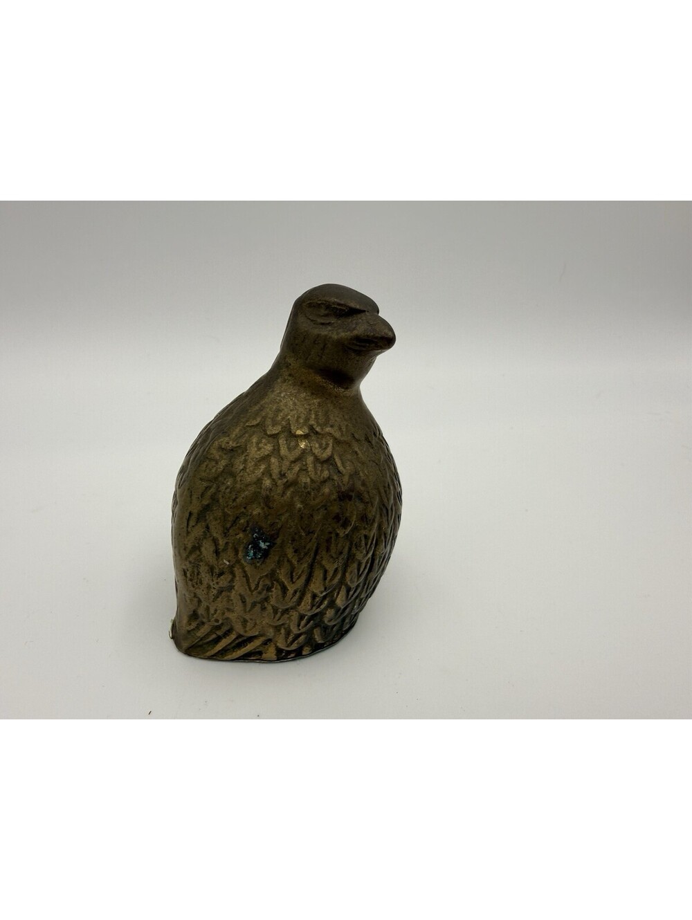 Vintage Brass Quail Bird Fowl Paperweight Decoration Via Walmart